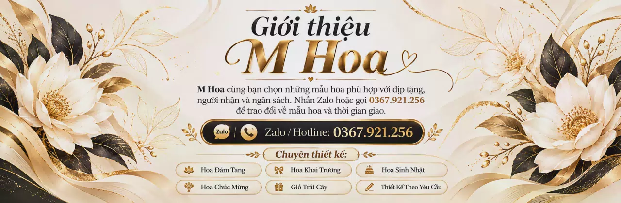 Ảnh bìa Shop hoa tươi Điện Bàn - Tư vấn mẫu hoa hợp ngân sách
